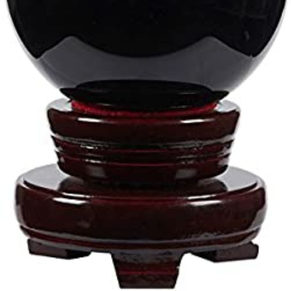 Black Obsidian Crystal Ball - Picture 4 of 6